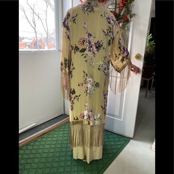 Silk sleeves sheath dress with matching kimono NWT - Picture 10 of 16